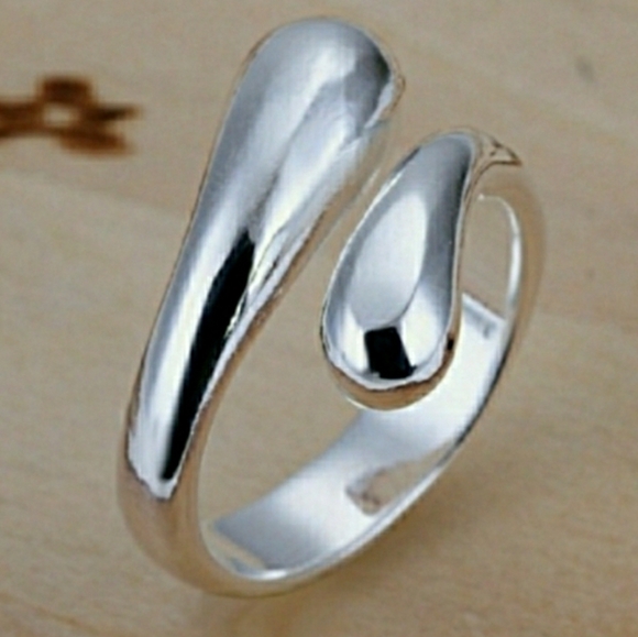 925 Sterling Silver Jewelry Set Waterdrop Jewelry - Picture 2 of 6